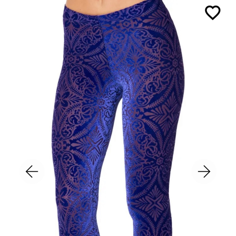 BURNED VELVET BLURPLE LEGGINGS